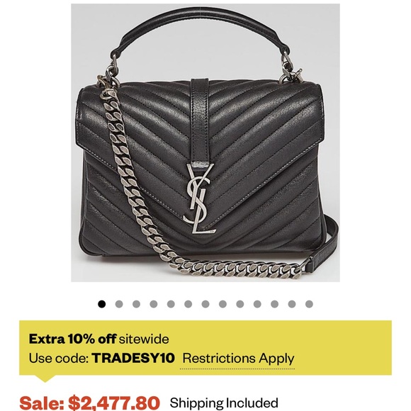 YSL Medium college bag - Picture 12 of 13